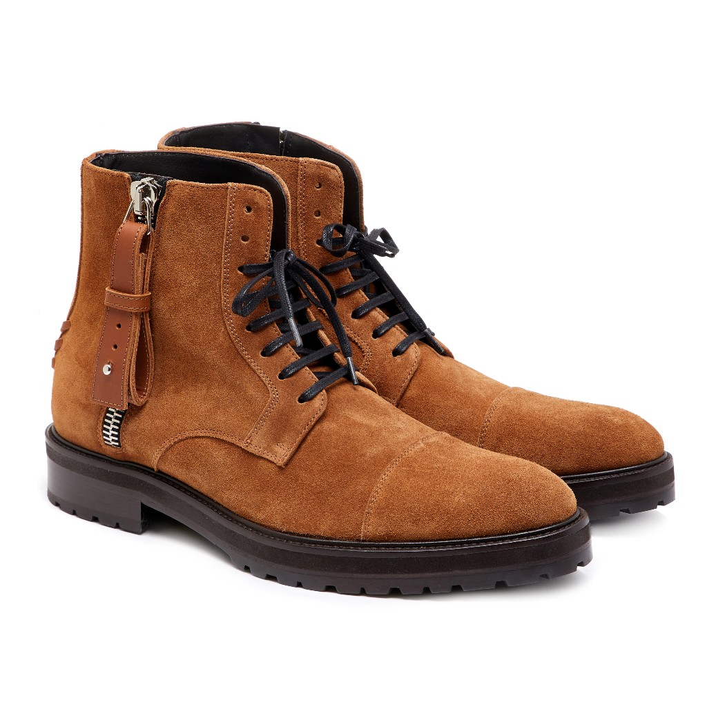 Snowdon Military Camel Suede 2