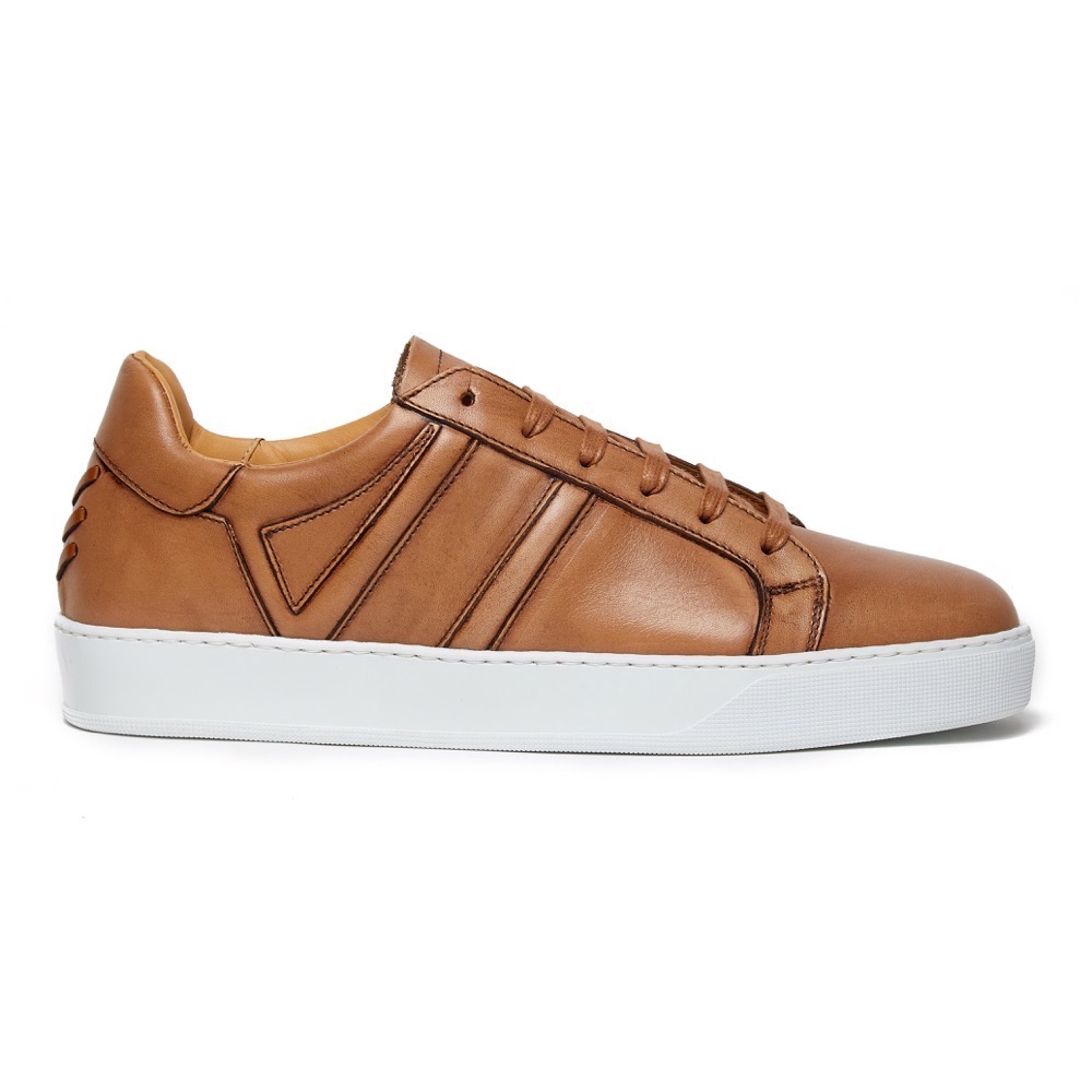 Sneakers Burinish Brown Leather S