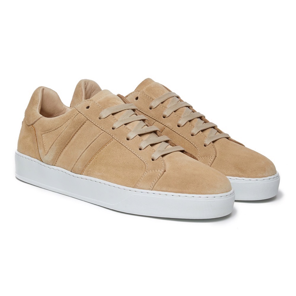 Sneakers Suede Beige F