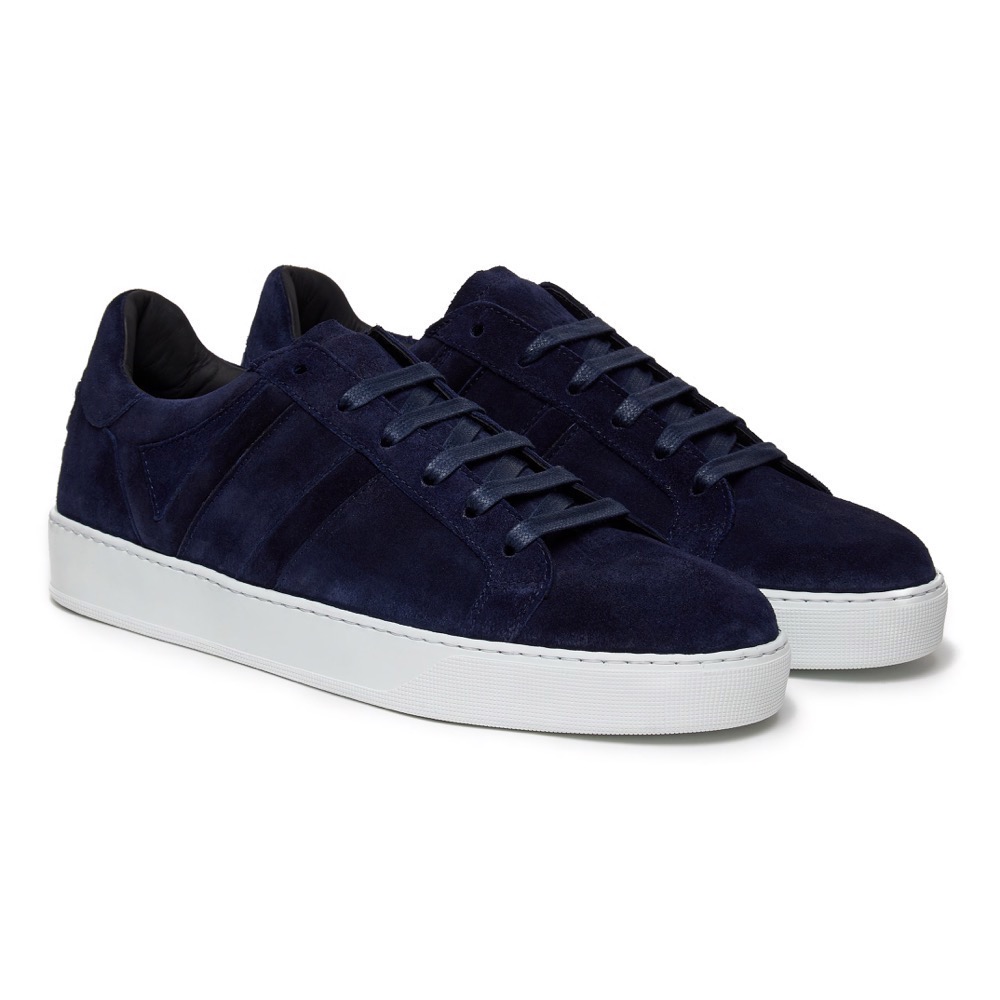 Sneakers Suede Navy F