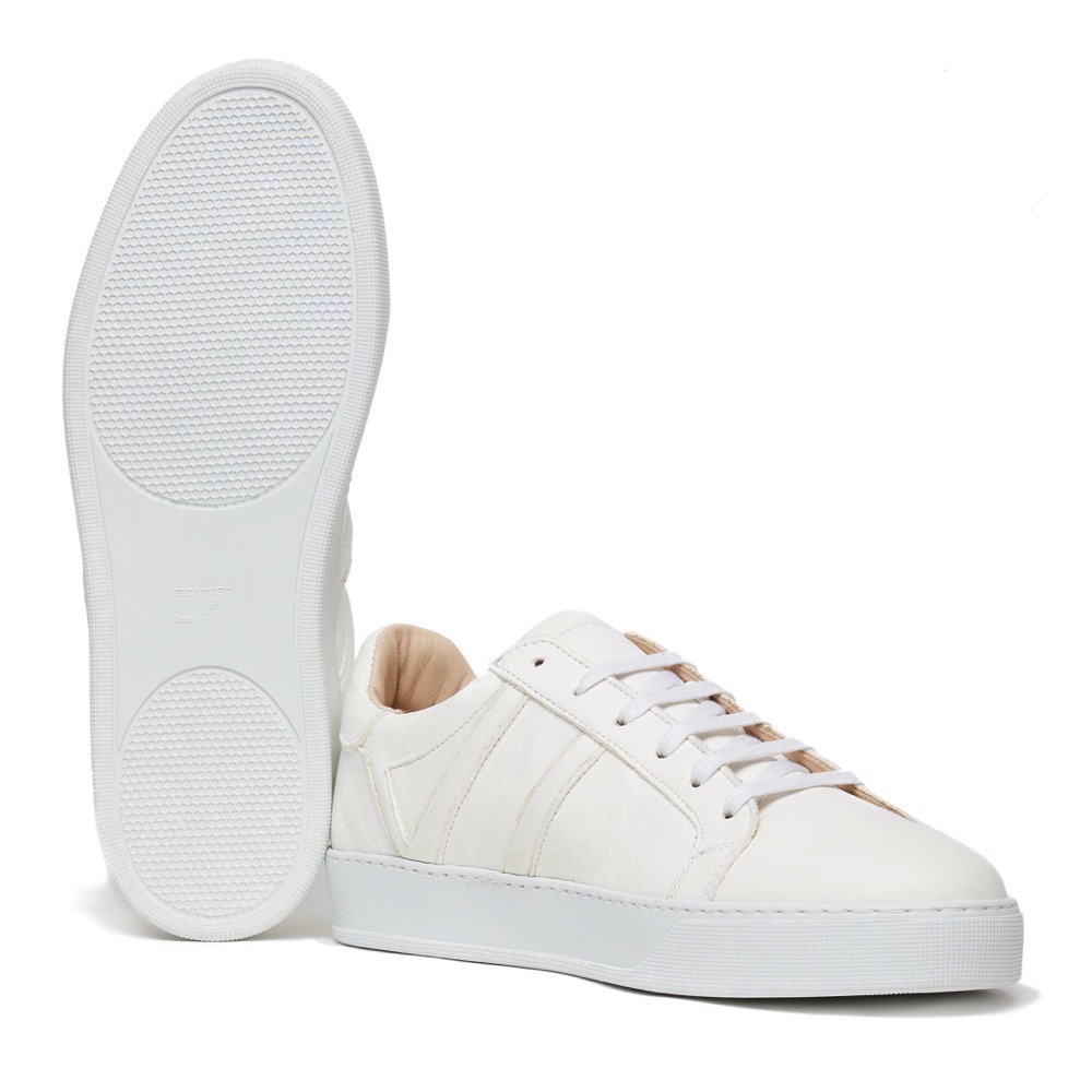 Urban White Leather Sneakers | VIVVANT